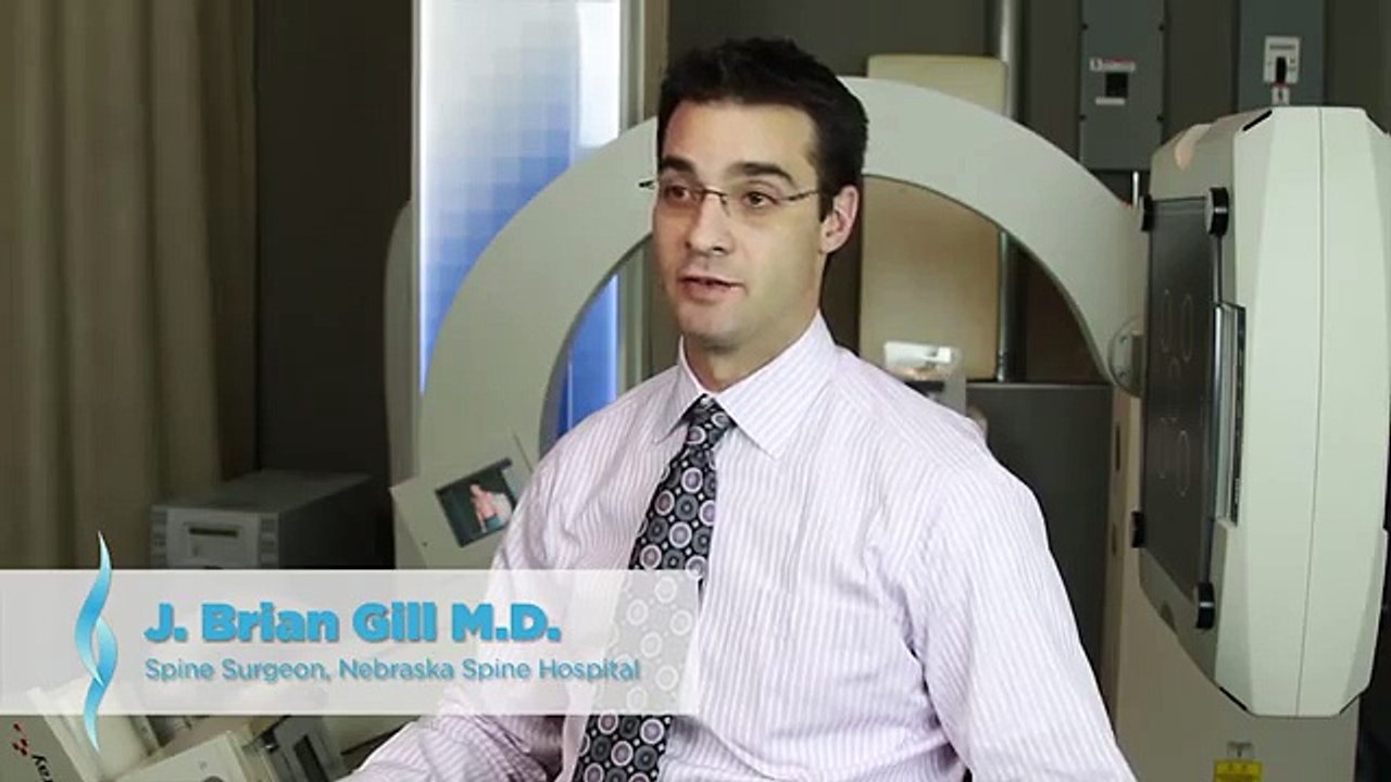 What is causing pain and numbness down my leg