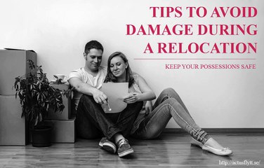 Ways to avoid damage during relocation
