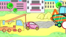 Tractor, Camión, Excavadora. Carros Para Niños. Caricaturas de carros. Tiki Taki Carros