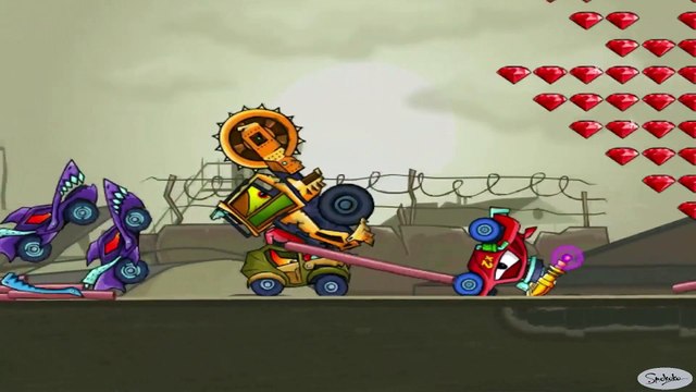 Мультики про машинки. Гоночная Машина. Трасса с препятствиями. Гонка за выживание. Тики Таки Машинки