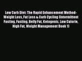 READ book Low Carb Diet: The Rapid Enhancement Method- Weight Loss Fat Loss & Carb Cycling