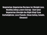 READ book Vegetarian: Vegetarian Recipes for Weight Loss Healthy Living & more Energy - Start