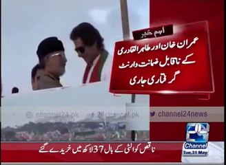 Issued arrest warrant of Imran Khan