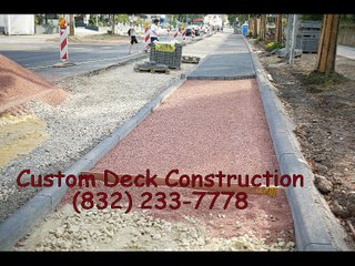 Custom Deck Construction - (832) 233-7778