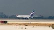 Aeroflot IL 96 landing rwy 26 at Bengurion airport-Israel