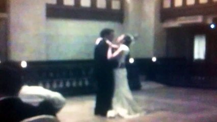 Bride falls during first dance with groom