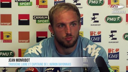 Après la demi-finale AB-Colomiers (28-16) : les réactions de J. Monribot et V. Etcheto