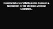 [PDF] Essential Laboratory Mathematics: Concepts & Applications for the Chemical & Clinical