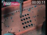 High speed structural steel drilling system by Voortman