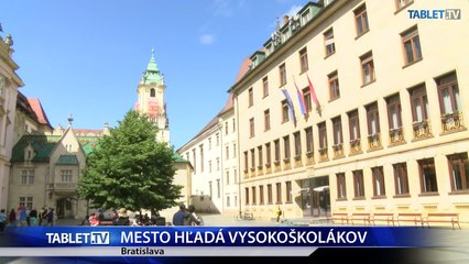 MESTO HĽADÁ VYSOKOŠKOLÁKOV