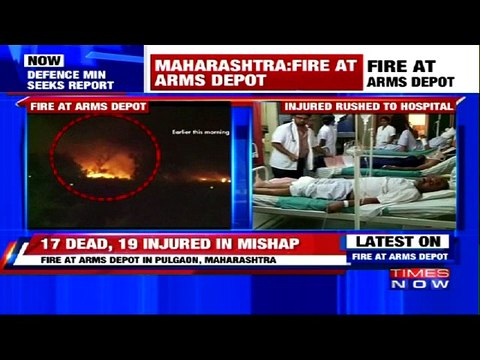 Major Fire at Maharashtra's Biggest Arms Depot