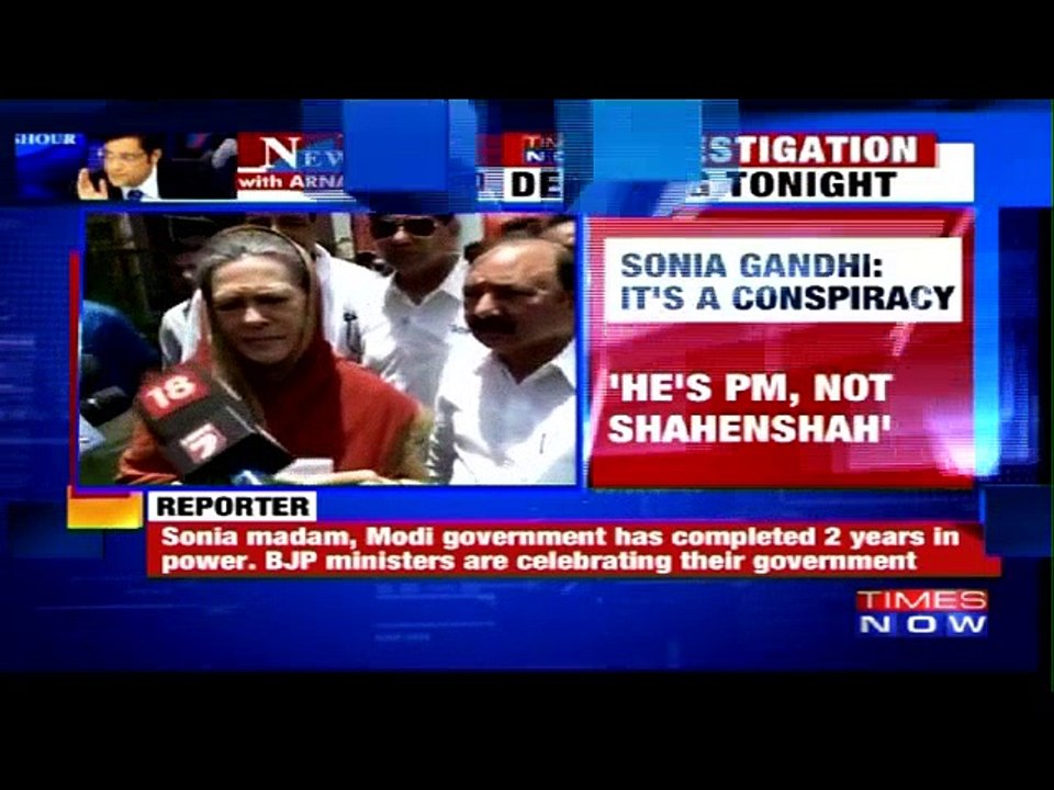 'Narendra Modi is PM, Not Shahenshah' Says Sonia Gandhi'Narendra Modi is PM, Not Shahenshah' Says Sonia Gandhi