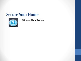Wireless Alarm System