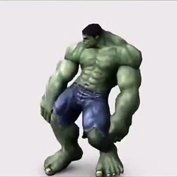 Hulk funny dance
