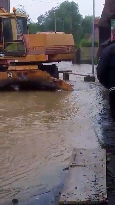Inondations à Gosnay