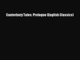 Download Canterbury Tales: Prologue (English Classics) PDF Free