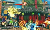 Ultra Street Fighter IV-Kampf: Blanka gegen Gouken
