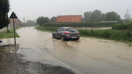 Inondations à Houtem (Comines)