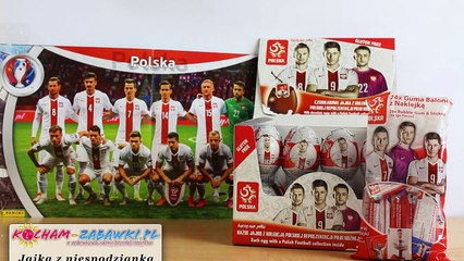 EURO 2016 - Jajka z Niespodzianką i Gumy Balonowe z Naklejkami - Polska Reprezentacja Piłki Nożnej