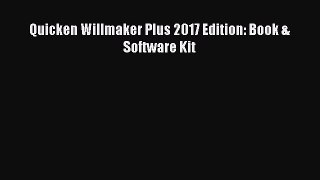 EBOOKONLINEQuicken Willmaker Plus 2017 Edition: Book & Software KitFREEBOOOKONLINE