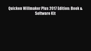 EBOOKONLINEQuicken Willmaker Plus 2017 Edition: Book & Software KitDOWNLOADONLINE