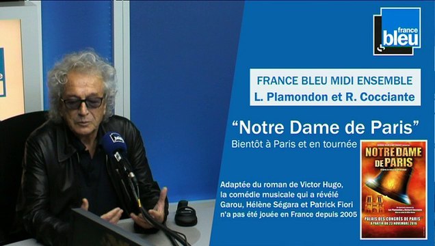 Luc Plamondon et Richard Cocciante invités de Daniela Lumbroso - France Bleu Midi Ensemble
