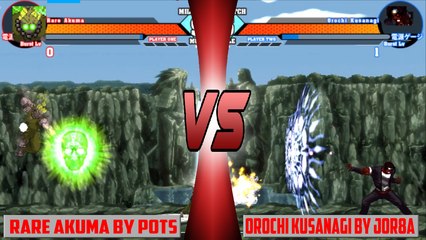 [Mugen 1.1 HD] - Rare Akuma (POTS) vs. Orochi Kusanagi (Jor8a )- Link download