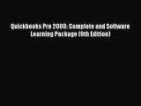 Read Quickbooks Pro 2008: Complete and Software Learning Package (9th Edition) ebook textbooks