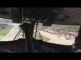 Cockpit Footage of Turbulent Landing at St. Barts