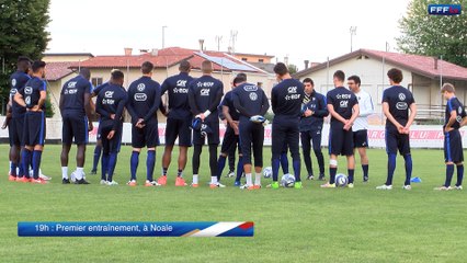 Les Espoirs débutent leur stage en Italie