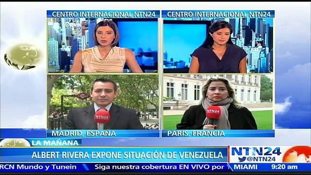 Albert Rivera viaja a Bruselas con el fin de exponer ante el Parlamento europeo la situación que vive Venezuela
