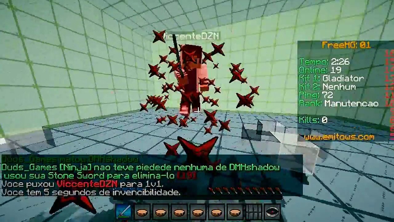 Hardcore Games ~ #4 Kit Gladiator Morrendo Pra Hack