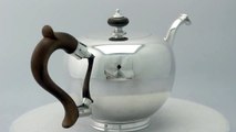 Sterling Silver Teapot - George I Style - Vintage Elizabeth II - AC Silver (A4956)