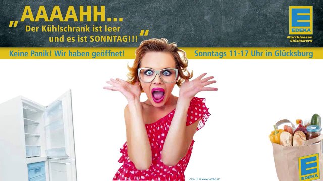 Edeka Matthiessen Glücksburg: Sonntags von 11-17 Uhr geöffnet