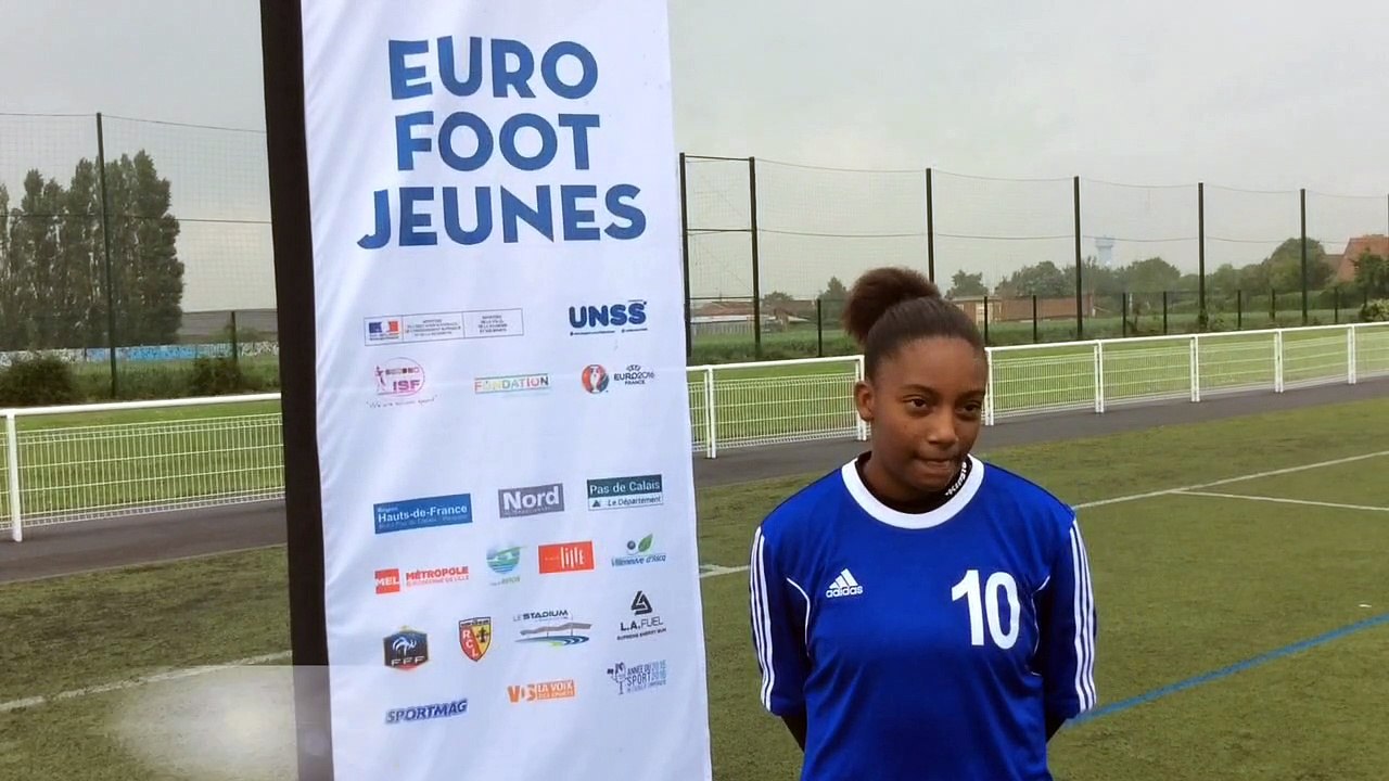 EURO FOOT JEUNES interview d'une joueuse martiniquaise