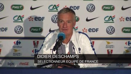 Download Video: Foot - Amicaux - Bleus : Deschamps «Payet maintient un très haut niveau de performance»