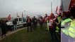 Manifestation contre la loi Travail dans la zone des Montagnes à Champniers