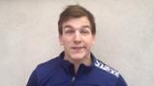 Pierre Louvet interrogé par Romain Chabat après la victoire contre Limoges