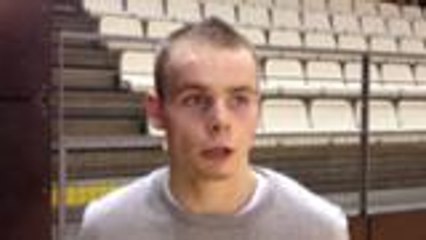 Kilian Incrédule après la victoire du CCBB contre le Stade Montois