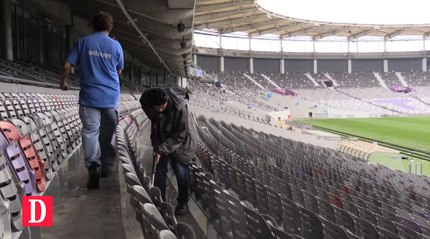 Derniers préparatifs au Stadium avant l'Euro