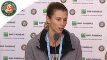 Roland-Garros 2016 Conférence de presse Pironkova / 1/8 de finale