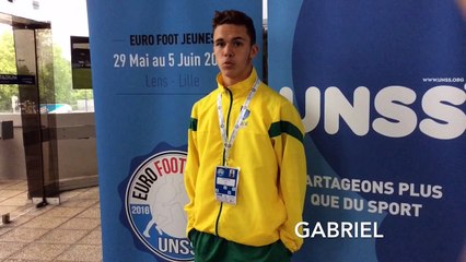 Euro Foot:interview joueur du Brésil