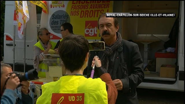 Des chefs d'entreprise font face à Philippe Martinez, en Ille-et-Vilaine - Le 31/05/2016 à 18h00