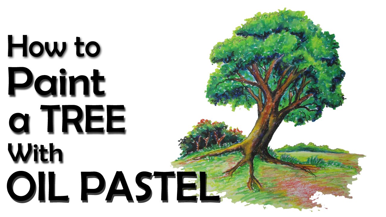 How to Paint a Tree with Oil Pastel [LONG VERSION] | Episode-3