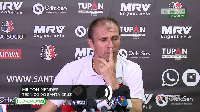 Milton Mendes exalta bom momento do Santa para vencer o maior rival