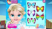 Baby-Elsa-Butterfly-Face-Art-Full HD Screen