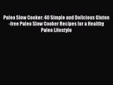 Read Books Paleo Slow Cooker: 40 Simple and Delicious Gluten-free Paleo Slow Cooker Recipes