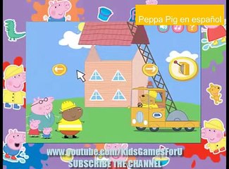 Peppa Pig English Episodes Games Compilation House Building Game