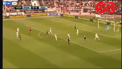 GOAL PAOK 1 - 0 Panathinaikos 31/05/2016