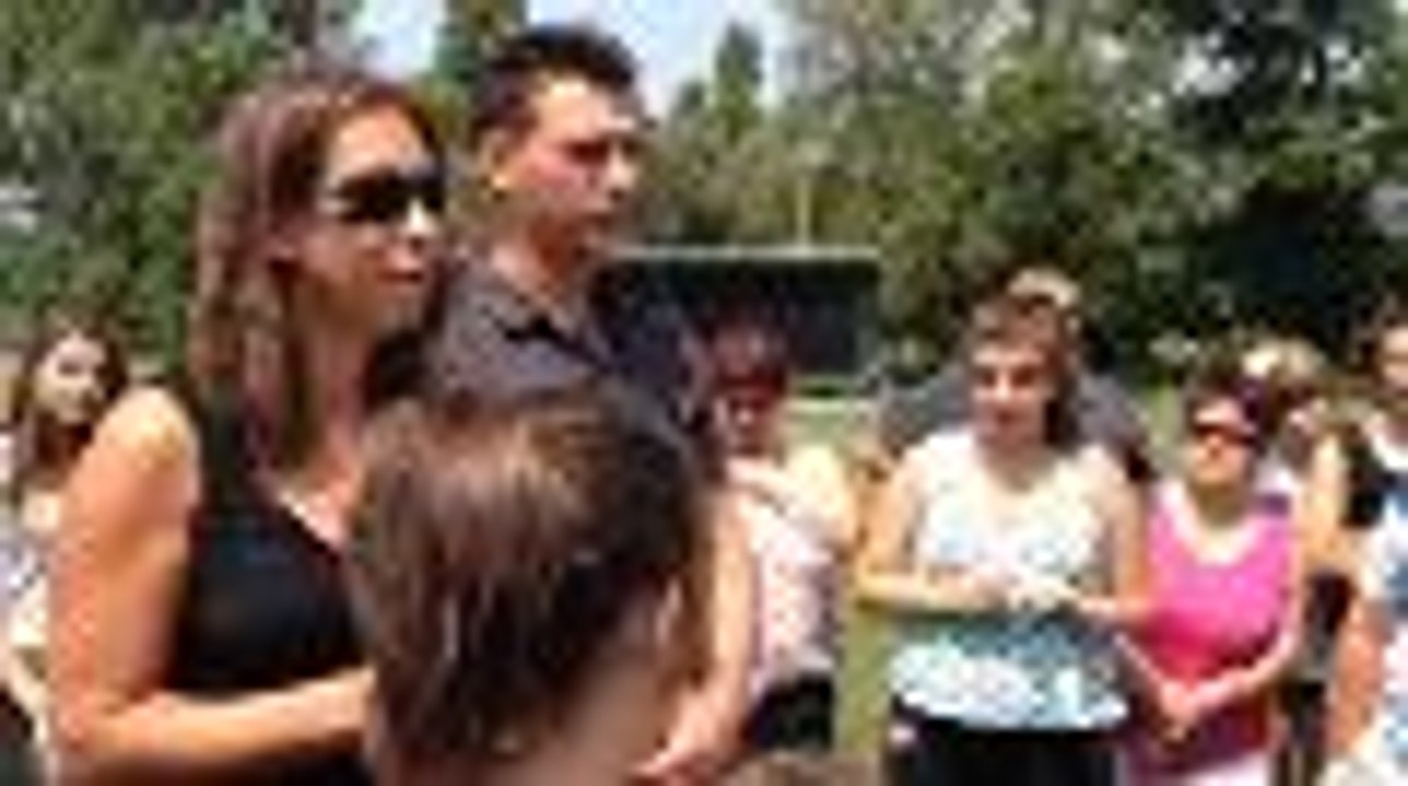 Lâcher de ballons en mémoire de Logan